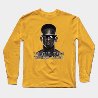 Israel Adesanya, who's the boss now, Long Sleeve T-Shirt